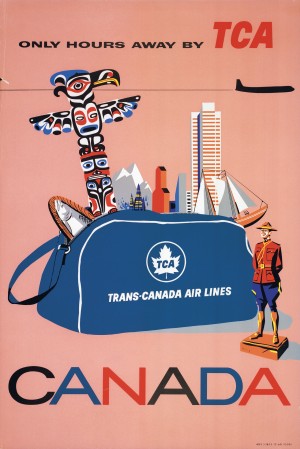 Vintage Toronto travel poster